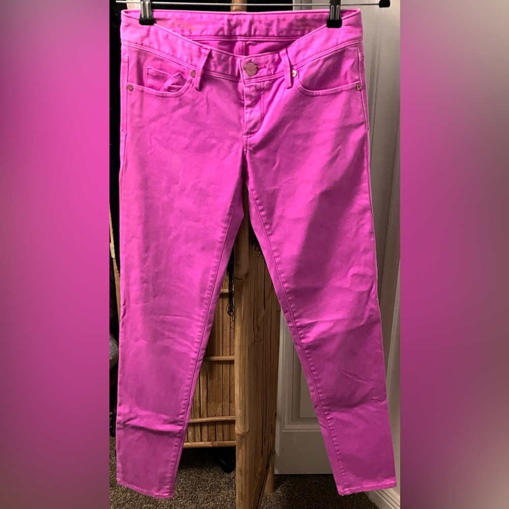 Lilly Pulitzer Fuchsia Denim Pants